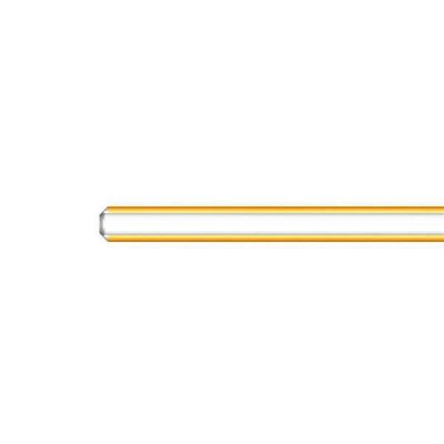 CARDIN SNAPPER4 Rigid aluminum rod painted white with tap