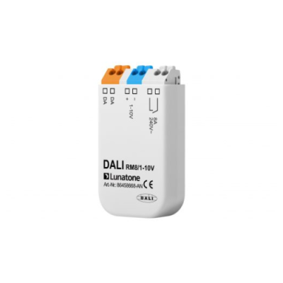 LUNATONE 86458668-AN Converter DALI to 1-10V 1mA, off with Relay 8A, el