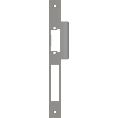 ZENNIO 950001597 IWAC - Rectangular edge plate with latch bolt curved
