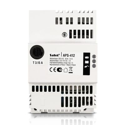 SATEL APS-412 Backup switching power supply 12 V DC / 4 A (3 A + 1 A)