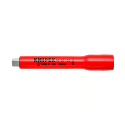 KNIPEX 98 35 125 Extension with 3/8 inch or 1/2 inch square connection