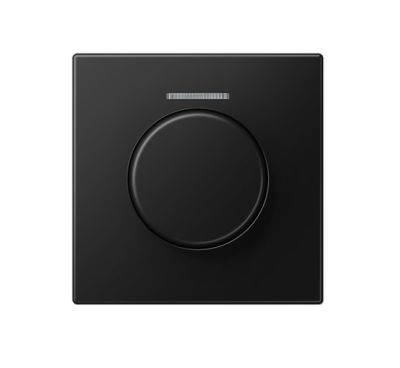 JUNG LS1940KO5SWM Mascherina con uscia luce per pulsante rotativo KNX- nero grafite opaco