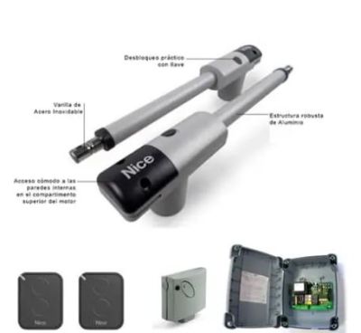 NICE TOO3000KLT Automation kit for swing gates with 3m leaves