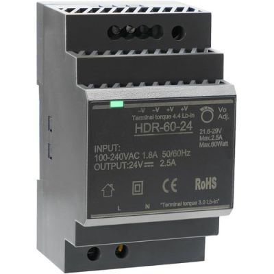 MARSS MH-A3012-D Alimentatore 12Vdc 3A in contenitore guida DIN