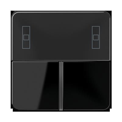 JUNG CD4093TSASW Set di pulsanti completo per controller ambientale KNX compatto 4093KRMTSD- mod. CD500- nero