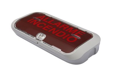 VIMO KLAMPENL White optical wall alarm plate