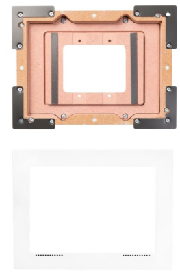 ELAN ITP-8-RBKT-WH Kit retrò per montaggio a incasso con pannelli touch per ITP-8 in bianco