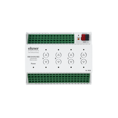 ELSNER 70535 KNX S4-B12 DES Actuator for 4 Drives with 3 Limit