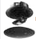 ABTECNO APE-790/4005.N EACA BLACK - ACCESSORY FOR CEILING INSTALLATION ARTEK BLACK