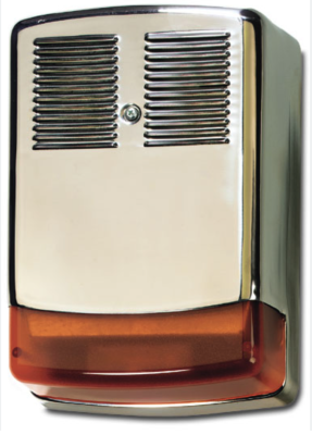 ARITECH INTRUSION AS630 Stainless steel outdoor siren with flashing light