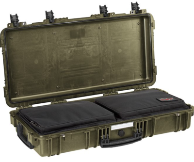 GT LINE 7814HL.GGB 78 cm long suitcase, green with GBORs tactical bag