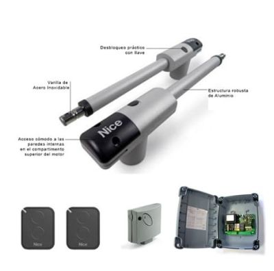 NICE TOO3024KLT Automation kit for swing gates with 3m leaves