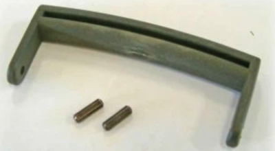 GT LINE KIN.0465 Handle, green, black rubber coating (mod.