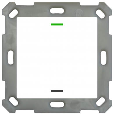 MDT BE-TAL55T1.01 BE-TAL55T1.01: Push Button Lite 55 1-volte, RGBW, Bianco - Finitura lucida