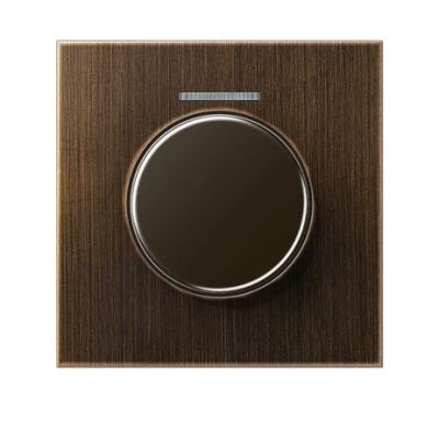 JUNG ME1940KO5AT Mascherina con uscia luce per pulsante rotativo KNX- ottone anticato