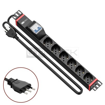 WP RACK WPN-PDU-I02-06 RACK 19 PDU WITH 6 ITALIAN/SCHUKO SOCKETS, ITALIAN PLUG"