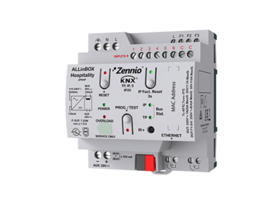ZENNIO ZPRHPV2 AllInbox Hospitality v2. Multifunction device with