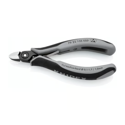 KNIPEX 79 22 125 ESD Precision side cutter