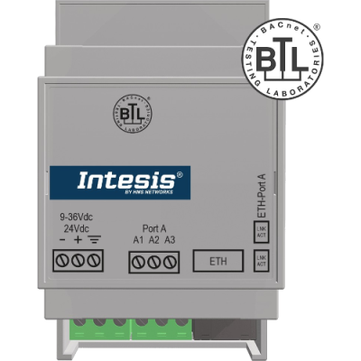 INBACRTR0320000 Intesis Router BACnet MS/TP a BACnet IP — Fino a 32 Dispositivi MS/TP — Supporto BBMD