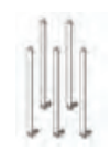 OXWMKP10 MKP-01-10 Piastrine di mascheramento zone per rivelatori WXI (conf. da 10 pz.)