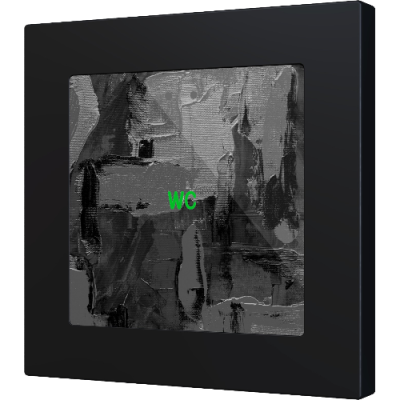 ZENNIO ZVIFR55X1C360 Flat RGB 55 X1. Glass capacitive push button 55x55