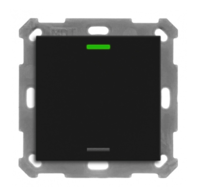 MDT BE-TAL55T206.01 Pulsante Lite 55, nero