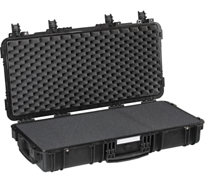 GT LINE 7814HL.B 78 cm long suitcase, black with pre-cubed sponge
