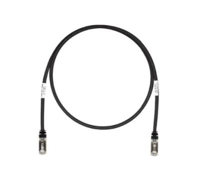 PANDUIT STP6X3MBL Patch Cord in Rame- Cat 6A- Black S/FTP Cable- 3 meters
