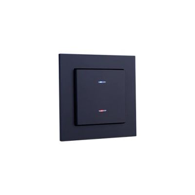 WEINZIERL 5521 Single rocker black with state indicator