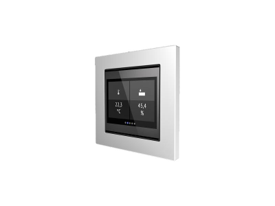 ELSNER 70812 Cala Touch KNX TH 3.x- jet black RAL 9005 Regolatore ambientale con sensore di temperatura/umidità