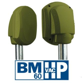 AVS ELECTRONICS 1141161 BM 60 HP VAC Outdoor Digital Microwave Barrier, with 60 m coverage, 230 Vac