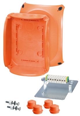 HENSEL Fk 1608 IP65 junction box. 10 poles. for cables in