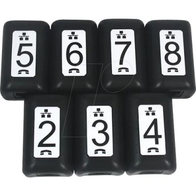 SOFTING 226508 Set of 7 (#2 - #8) Wiremap Identifiers for CableMA