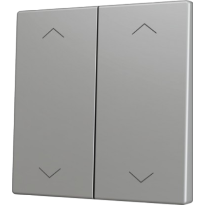 ZENNIO ZS70CSOFT24SHS ZS70. Cover for Double KNX Soft push button 70x70