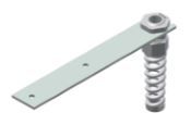ABTECNO WI-315098 SPIRAL CABLE SUPPORT BRACKETS HW-SPK-160/25-SV