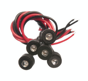 EELECTRON LD00A11ACC LED INDICATOR LIGHT 3V, WHITE LED 20 PCS