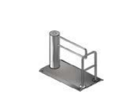 NICE TURNSTILES RAMPAARAL AGS, ATS, ATTS swing ramp, for both 650mm and 900mm gates - Hot galvanized checkered carbon steel powder-coated RAL color