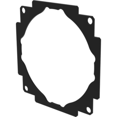 ZENNIO ZACLPL2PB ZS55 - Double push button levelling plate made in methacrylat