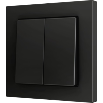 ZENNIO ZS552PB4A ZS55. Double Soft push button for 4 binary inputs