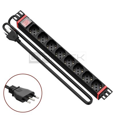 WP RACK WPN-PDU-I01-08 RACK 19 PDU WITH 8 ITALIAN/SCHUKO SOCKETS, ITALIAN PLUG"