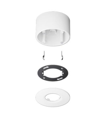 JUNG PMM-AP-SET-WW Set per montaggio sporgente per rivelatore di presenza mini 3361MWW- 3361-1MWW
