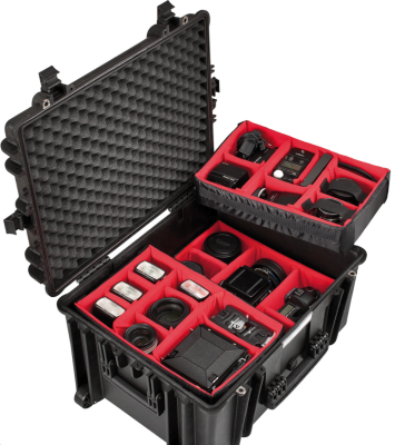 GT LINE 5833.BPH black - with 3 padded dividers and cone sponge