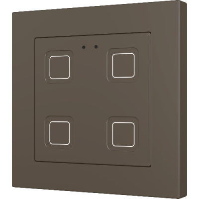 ZENNIO ZVITR55X4M Tecla RGB 55 X4. PC-ABS Capacitive push button 55x