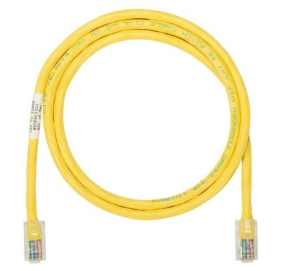 PANDUIT NK5EPC1MYLY NK Patch Cord in Rame- Category 5e- Yellow UTP Cab