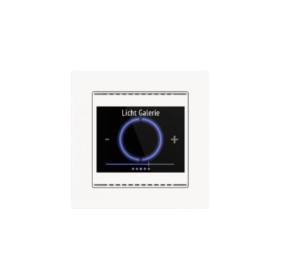 ELSNER 70810 Cala Touch KNX TH 3.x- Controllore Ambiente bianco puro RAL 9010 con Sensore di Temperatura/Umidità
