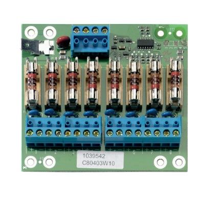 ARITECH ANTINTRUSIONE ATS1840 Piastra d'interconnessione a 8 vie con fusibili individuali