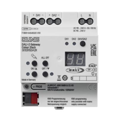 JUNG 301281SDA2R KNX DALI-2 Colour Gateway, 2 channels