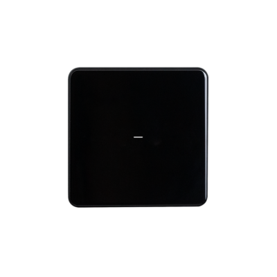 ELSNER 71114 KNX eTR M1, jet black RAL 9005 1-gang Push Button with Temperature Sensor
