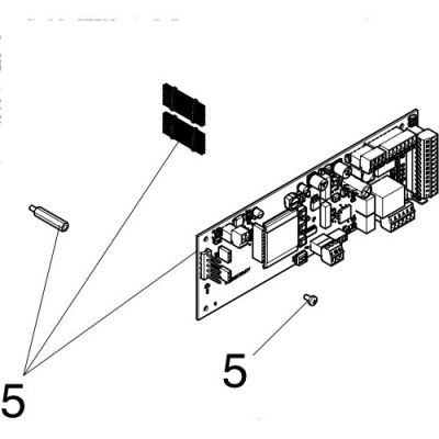 FAAC SPARE PARTS 63000928 A952 I/O BOARD
