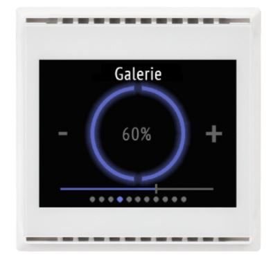 ELSNER 70821 Cala Touch KNX CH Controllore ambiente, nero